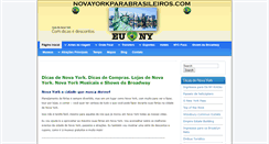 Desktop Screenshot of novayorkparabrasileiros.com